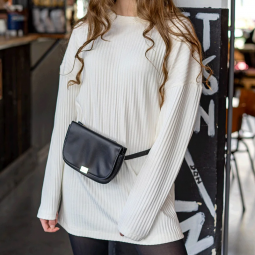 Tissu maille côtelé - Ecru