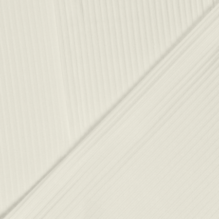 Tissu maille côtelé - Ecru