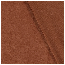 Tissu jersey velours - Vieux rose