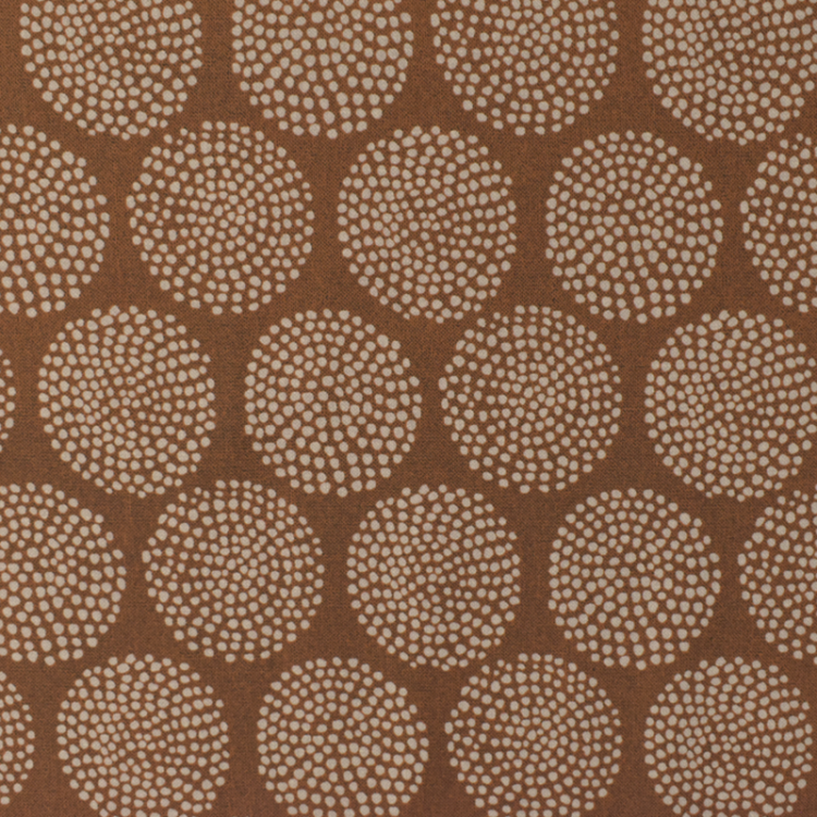 Tissu Northcott studio - modern elements rust circle