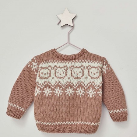 Kit de tricot - Pull ours - Basic merino