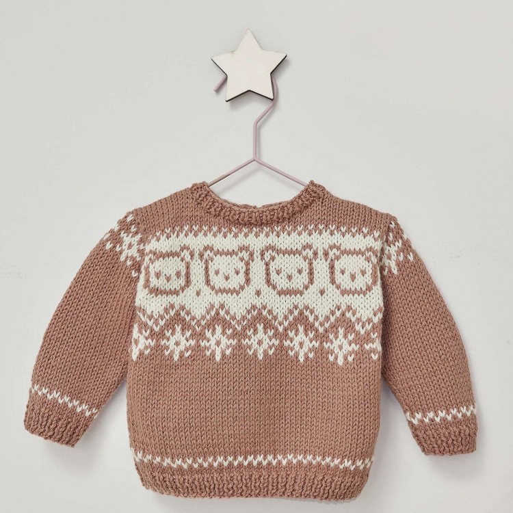 Kit de tricot - Pull ours - Basic merino