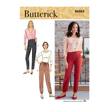 Patron Butterick 6865 - Pantalon