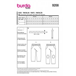 Burda 9208 - Jegging à poches
