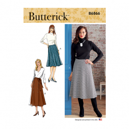Patron Butterick 6866 - Jupe