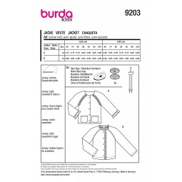 Burda 9203 - Gilet à volants