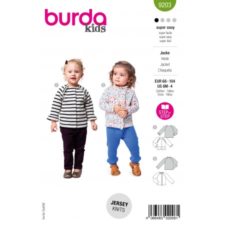 Burda 9203 - Gilet à volants