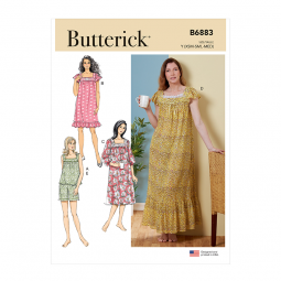 Patron Butterick 6883 - Chemise de nuit
