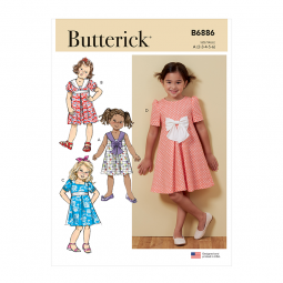 Patron Butterick 6886 - Robe fillette