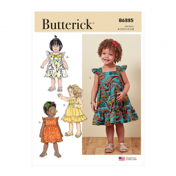 Patron Butterick 6885 - Robe fillette