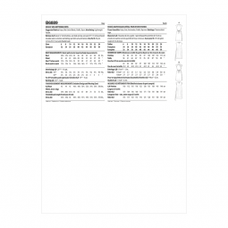 Patron Butterick 6889 - Robe année 50