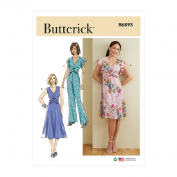 Patron Butterick 6893 - Robe et combinaison