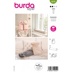 Burda 5676 - Trio d'accessoires cocooning