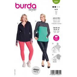 Burda 5691 - Veste sport