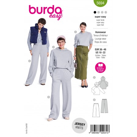 Burda 5694 - Ensemble de sport
