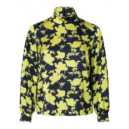 Burda 5701 - Blouse droite à col rond ou montant