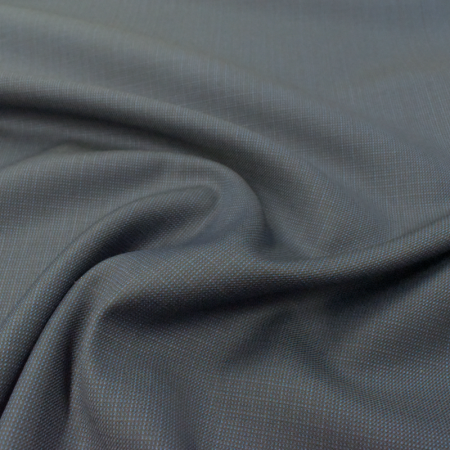 Tissu lainage fin - Navy square