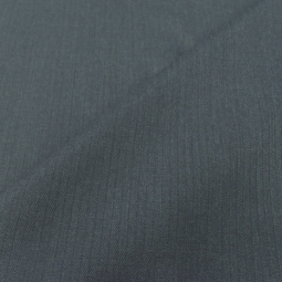 Tissu polyester viscose - Charcoal stripe