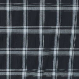 Tissu viscose - Black grey tiles