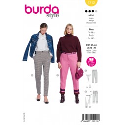Burda 5712 - Pantalon tailleur