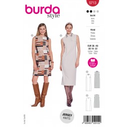 Burda 5713 - Robe droite