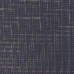 Tissu lainage fin - Navy check