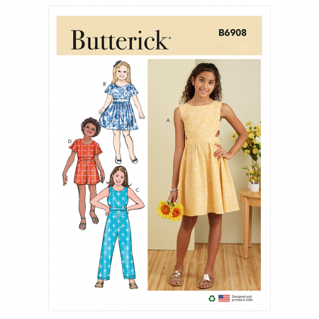 Patron Butterick 6908 - Combinaison, robe