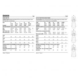 Patron Butterick 6909 - Top