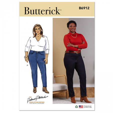 Patron Butterick 6912 - Pantalon jean