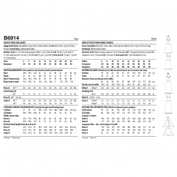 Patron Butterick 6914 - Robe et veste année 80