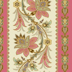 Tissu Max and Louise - Holbrook - Sue Raspberry