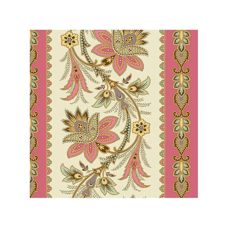 Tissu Max and Louise - Holbrook - Sue Raspberry