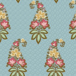 Tissu Max and Louise - Holbrook - Michelle blue