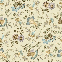 Tissu Max and Louise - Holbrook - Lisa blue and purple