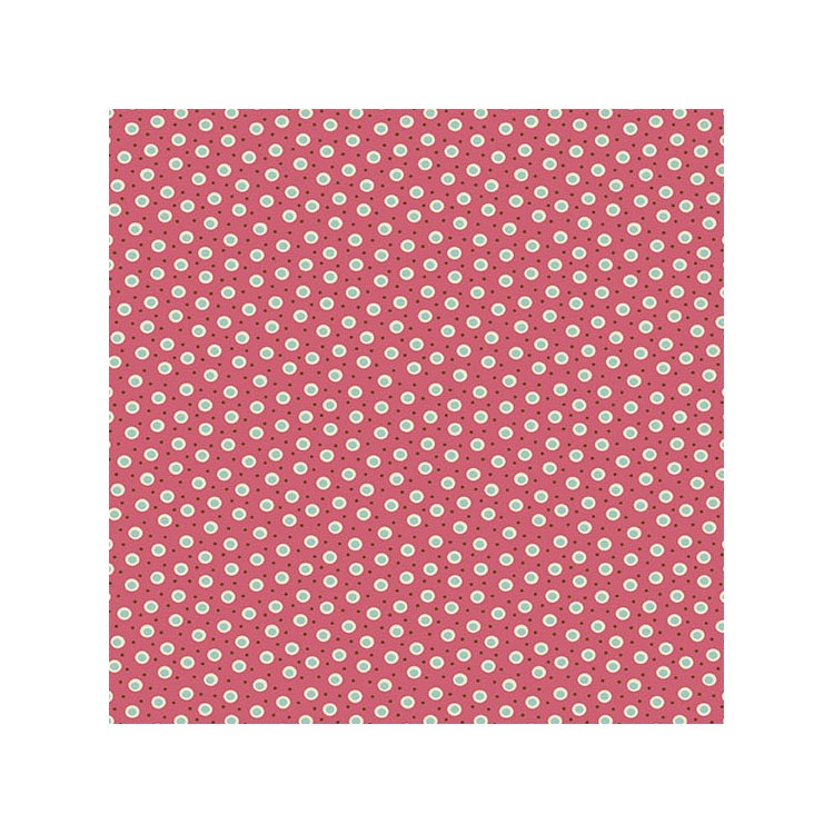 Tissu Max and Louise - Holbrook - Joani raspberry