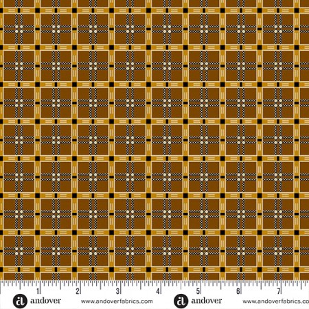 Tissu Jo Morton - Spice market - Tartan clove