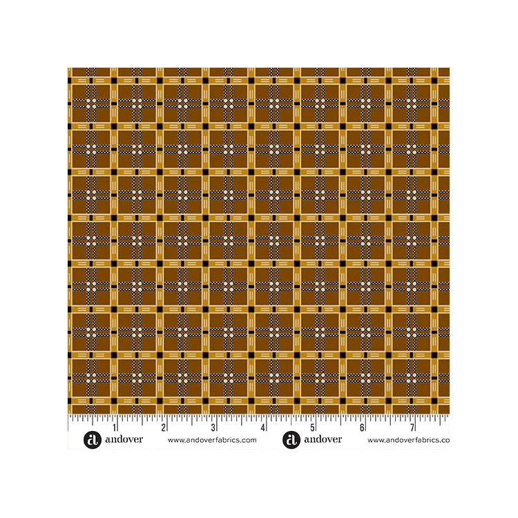 Tissu Jo Morton - Spice market - Tartan clove