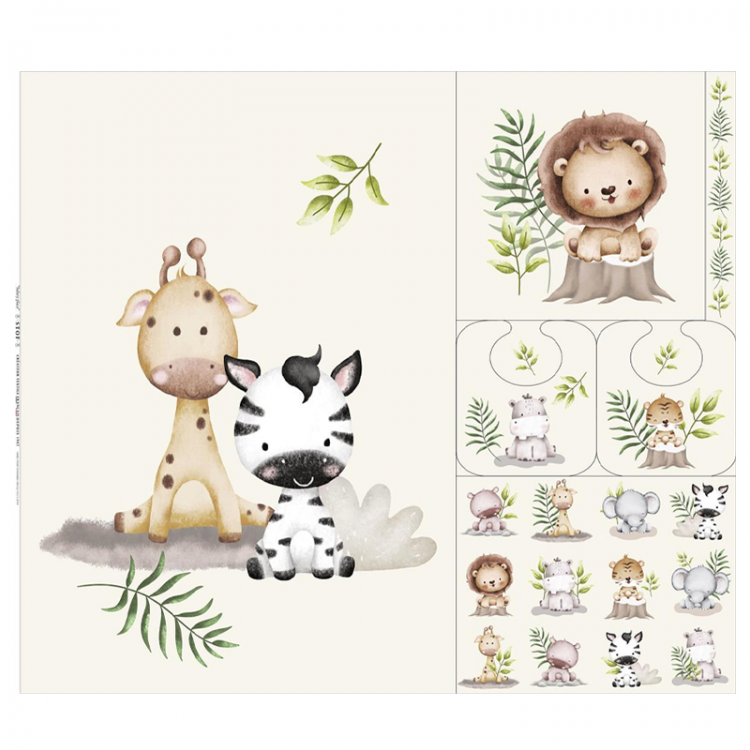 Tissu coton - Safari place