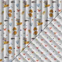 Tissu matelassé double face - Dinan moutarde