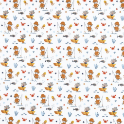 Tissu matelassé double face - Dinan moutarde