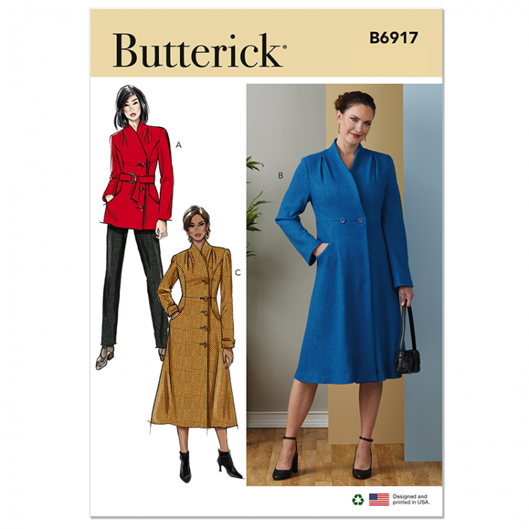 Patron Butterick 6917 - Manteau