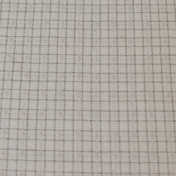 Tissu japonais coton épais - Petit carreaux beige marron