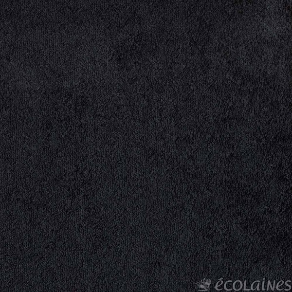 Tissu éponge 440g/m² Noir