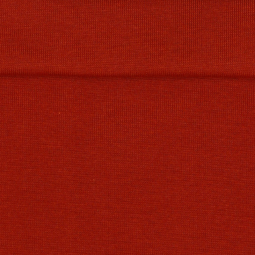 Tissu Bord-côte biologique - Rouille