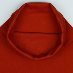 Tissu Bord-côte biologique - Rouille