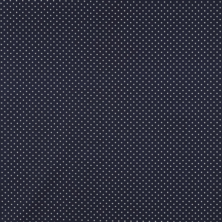 Tissu - Pois blanc fond marine