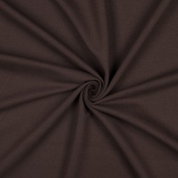 Tissu sweat - Soft sweat marron foncé