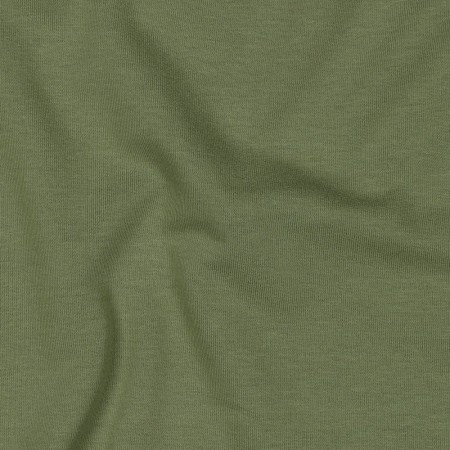 Tissu sweat - Soft sweat vert armée