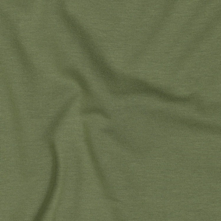 Tissu sweat - Soft sweat vert armée