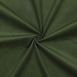 Tissu velours côtelé fin - Vert forêt